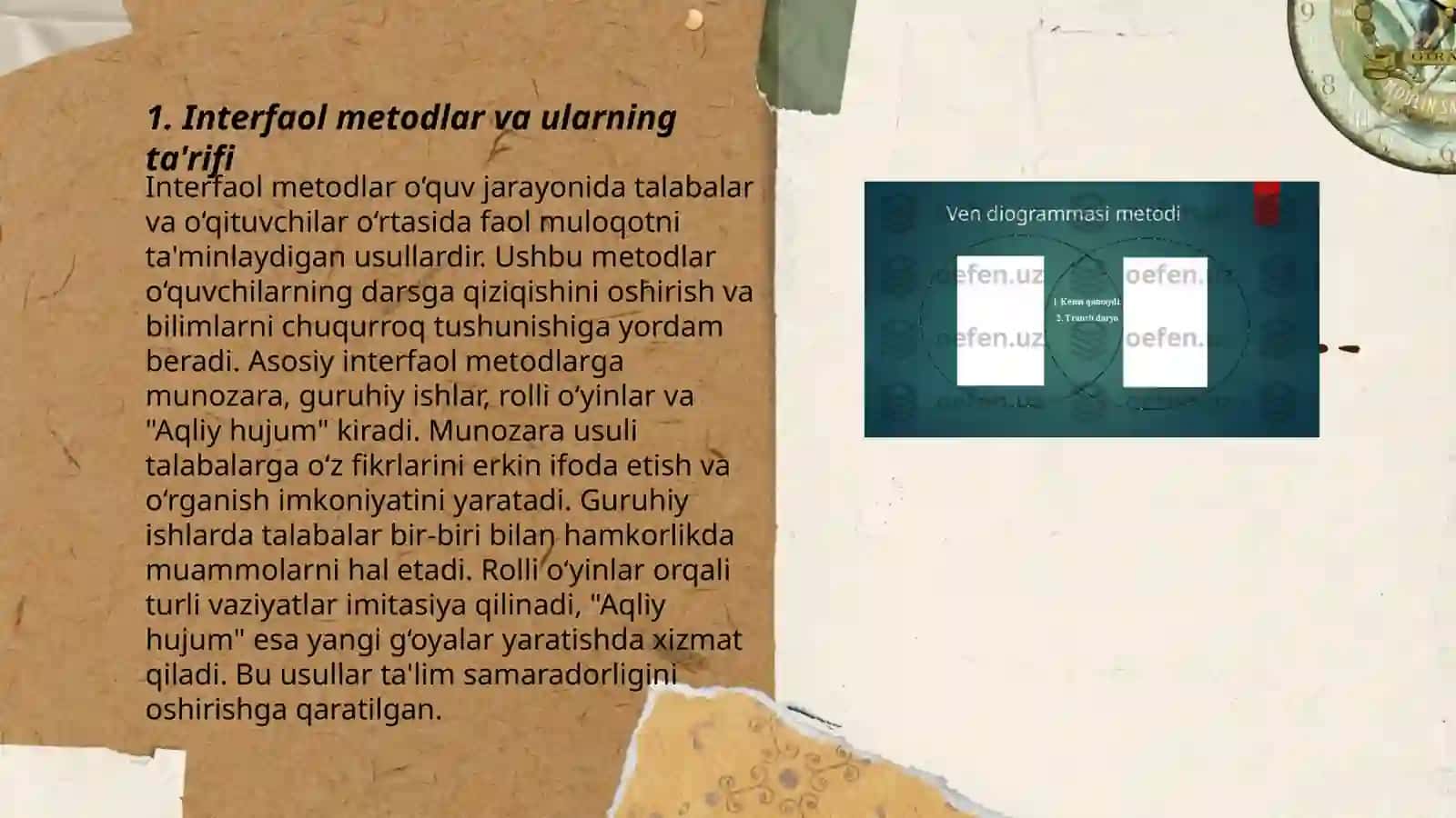 Boshlangʻich sinf darslarida interfaol metodlardan foydalinish 3