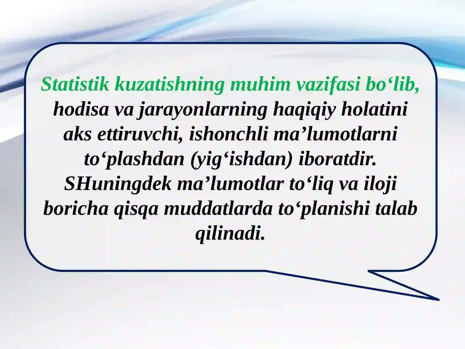 STATISTIK KUZATISH 3