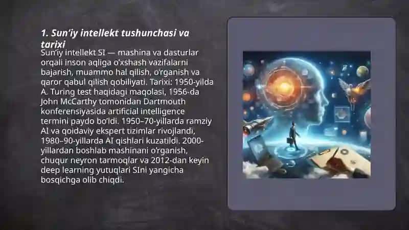 Sun’iy intellekt: asosiy tushunchalar va ilovalar 3