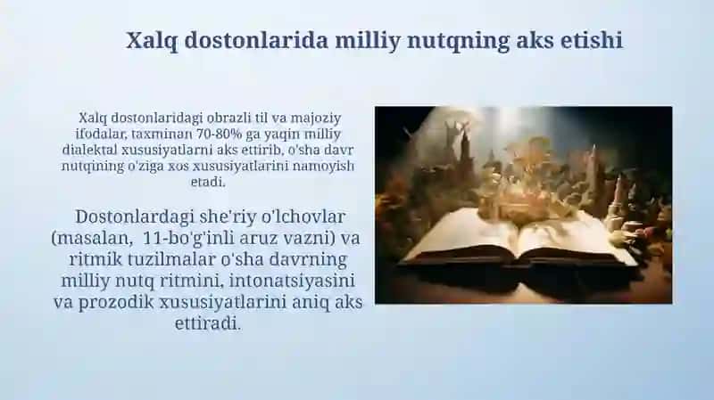 Xalq dostonlarida milliy nutqimiz jamoli 3