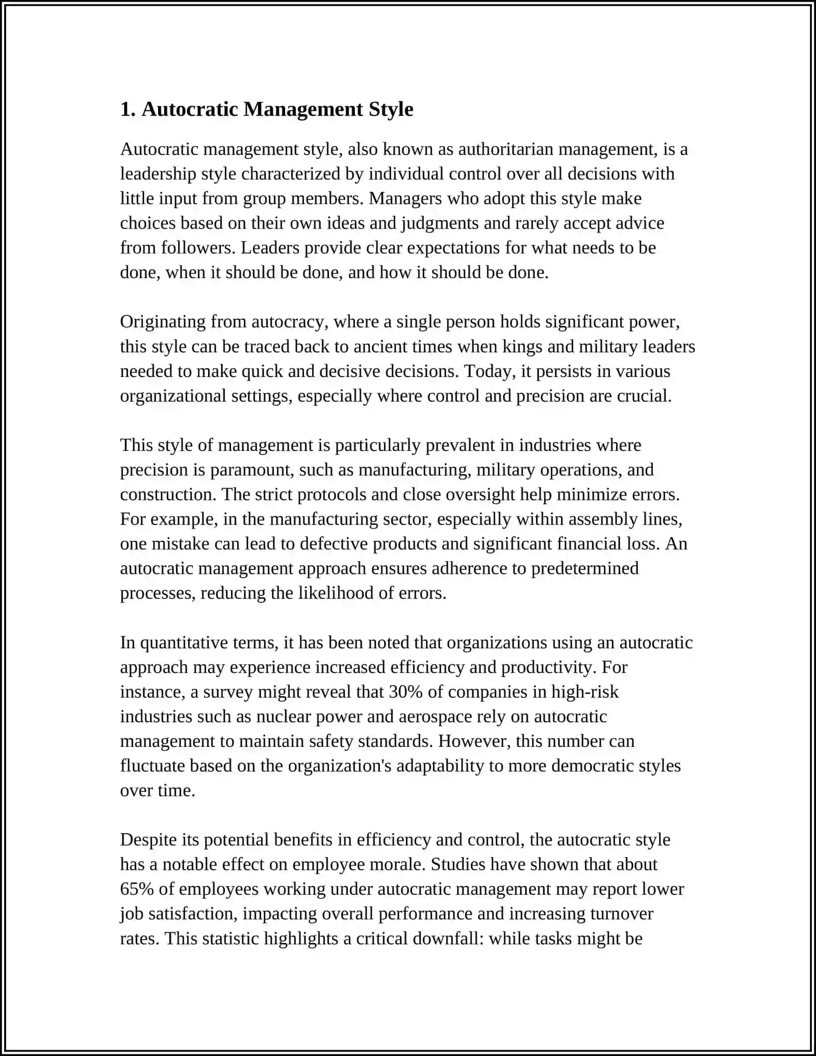 MANAGEMENT STYLES 3