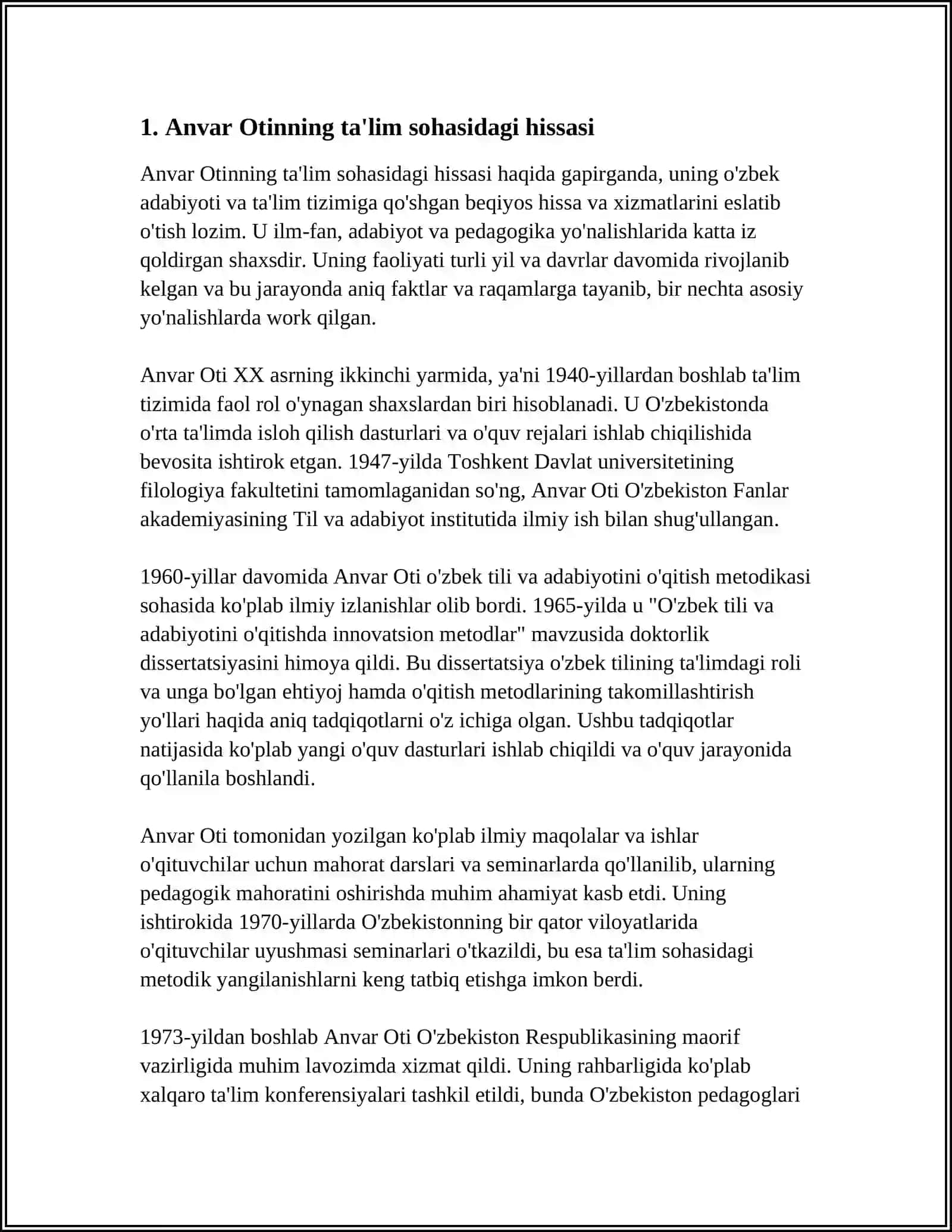 XVI ASRNING IKKINCHI YARMI VA XX ASR BOSHLARIDA TA'LIM VA PEDAGOGIK FIKRLAR 3