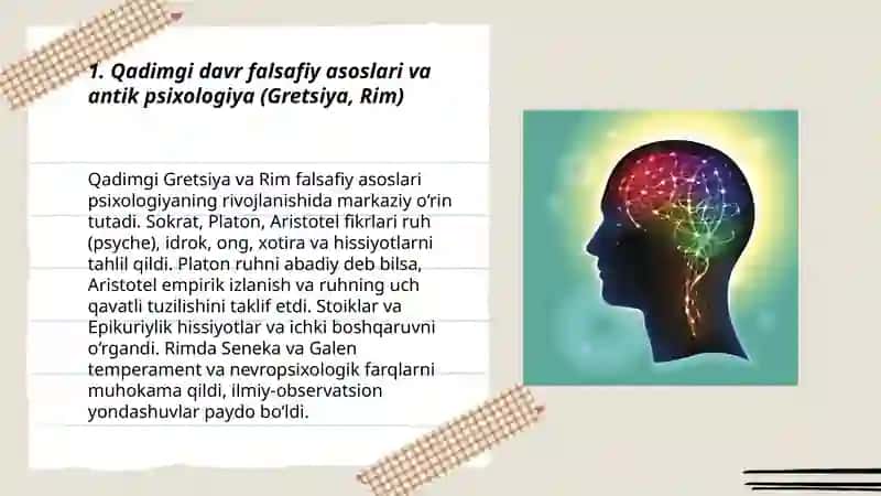Umumiy psixologiya fanining taraqqiyot bosqichlari 3