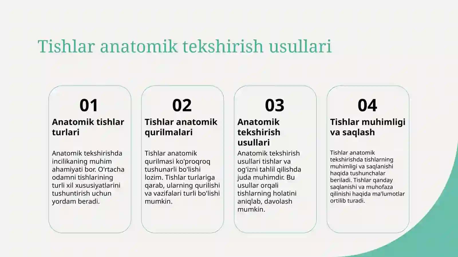 Tishlarni asosiy va qo'shimcha tekshirish usullari 3