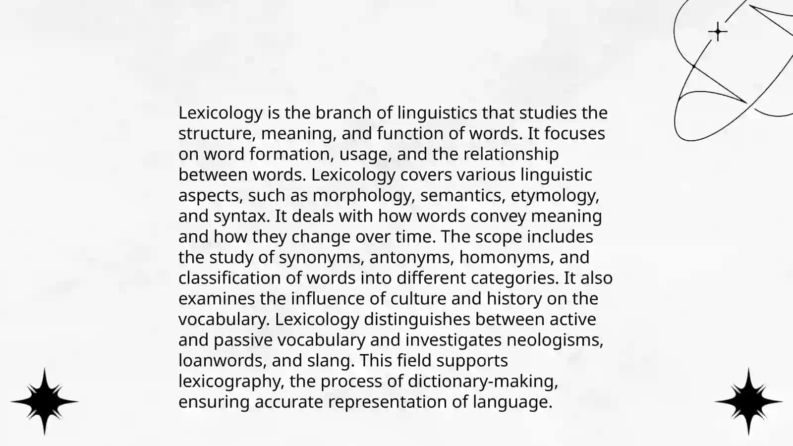 The problems of lexicology 3