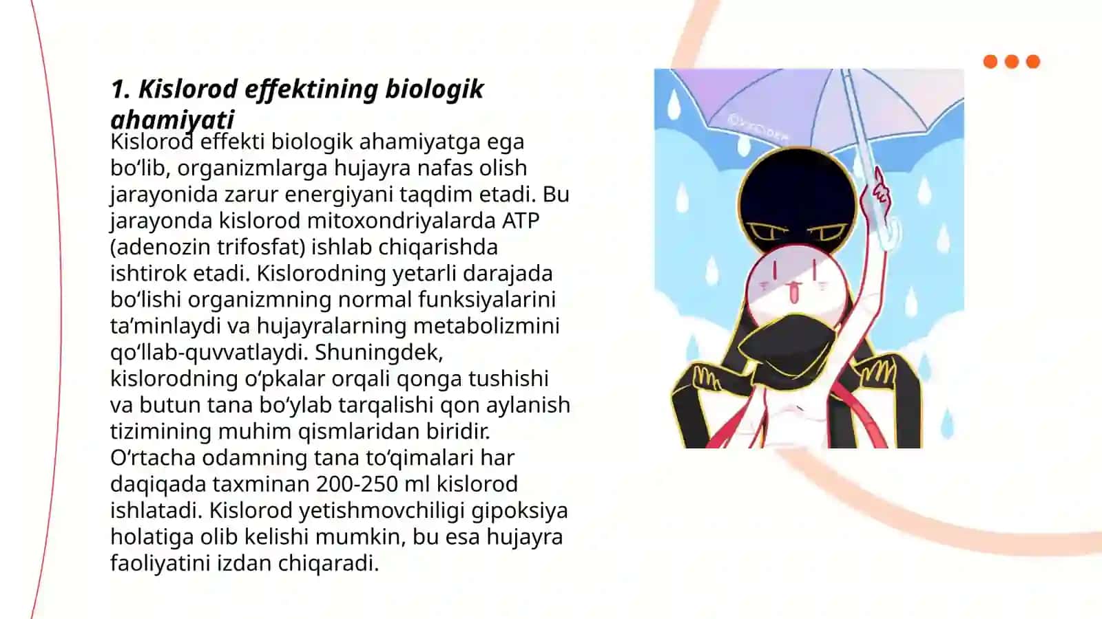 Kislorod effekti va uning universallik xarakteri 3