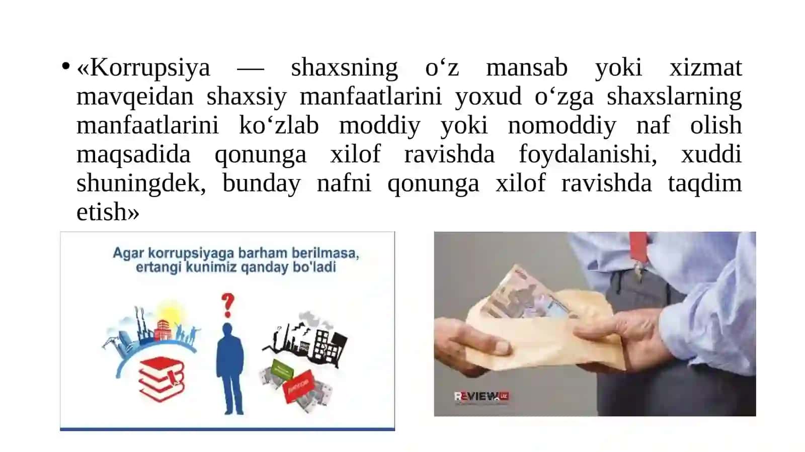 Korrupsiya va uning asosiy ko‘rinishlari 3