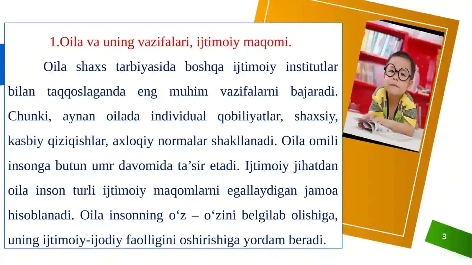 Pedagogning oila bilan olib boradigan ijtimoiy faoliyati 3