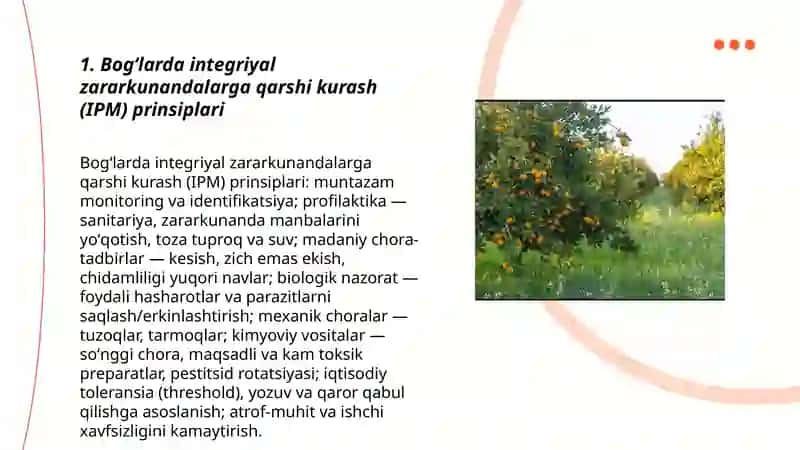 Bogʻlarda zararkunandalarga qarshi kurash texnologiyasi 3