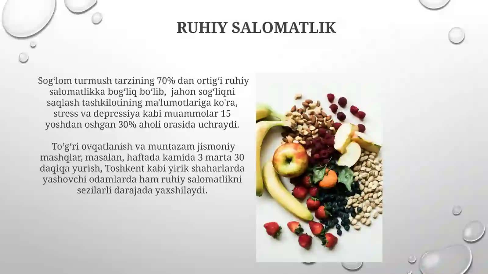Sogʻlom turmush tarzi tamoyillari 3