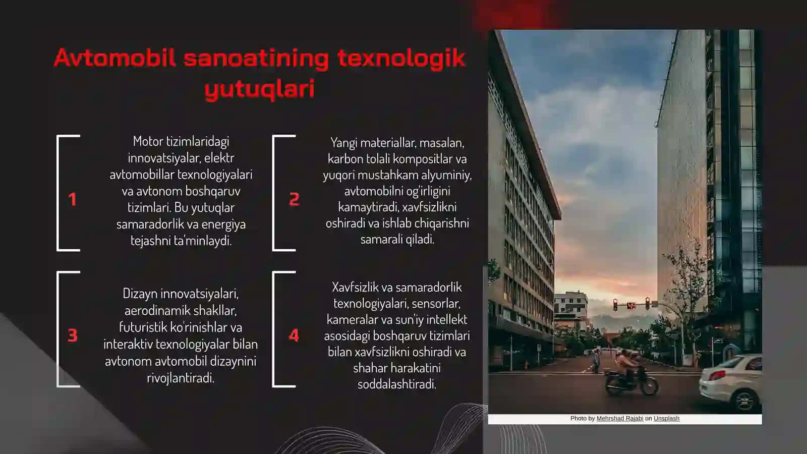 Jahon avtomabilsozlik sanoatining rivojlanish istiqbollari 3