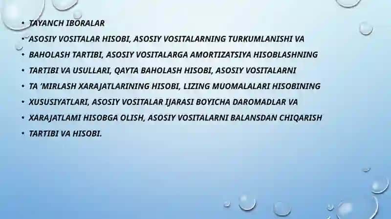 Asosiyvositalarhisobi 3