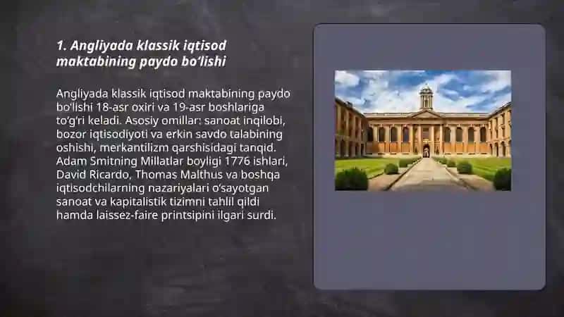 Angliya va Fransiyadagi klassik maktablarni shakillanishi 3