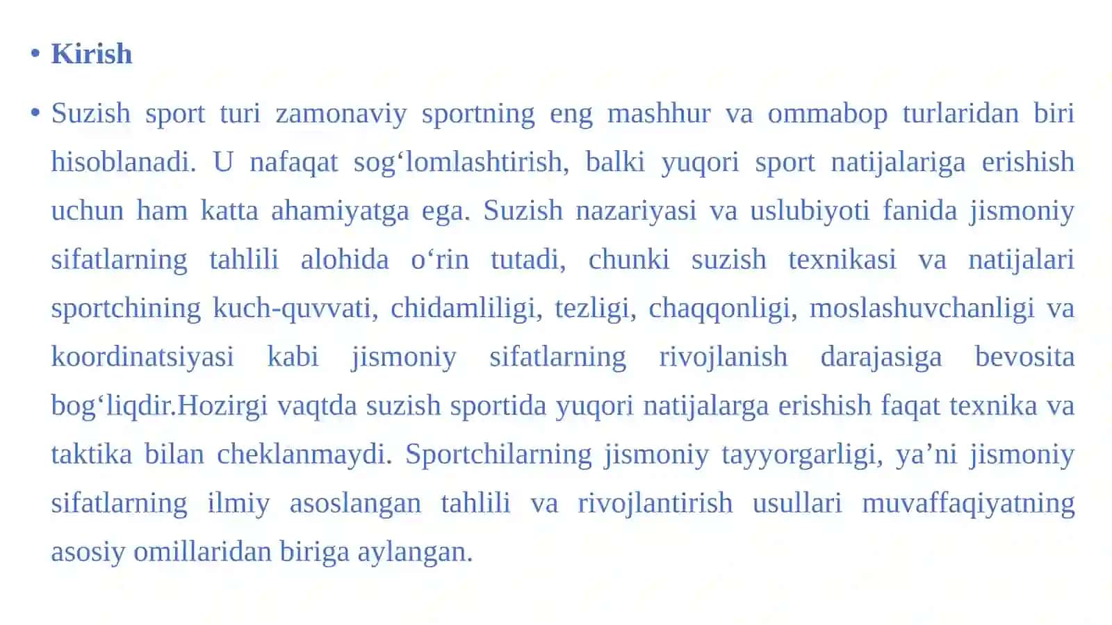 Suzish Sport Turida Jismoniy Sifatlar Tahlili 3
