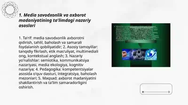 Media savodxonlik va axborot madaniyatining ta'limdagi roli 3
