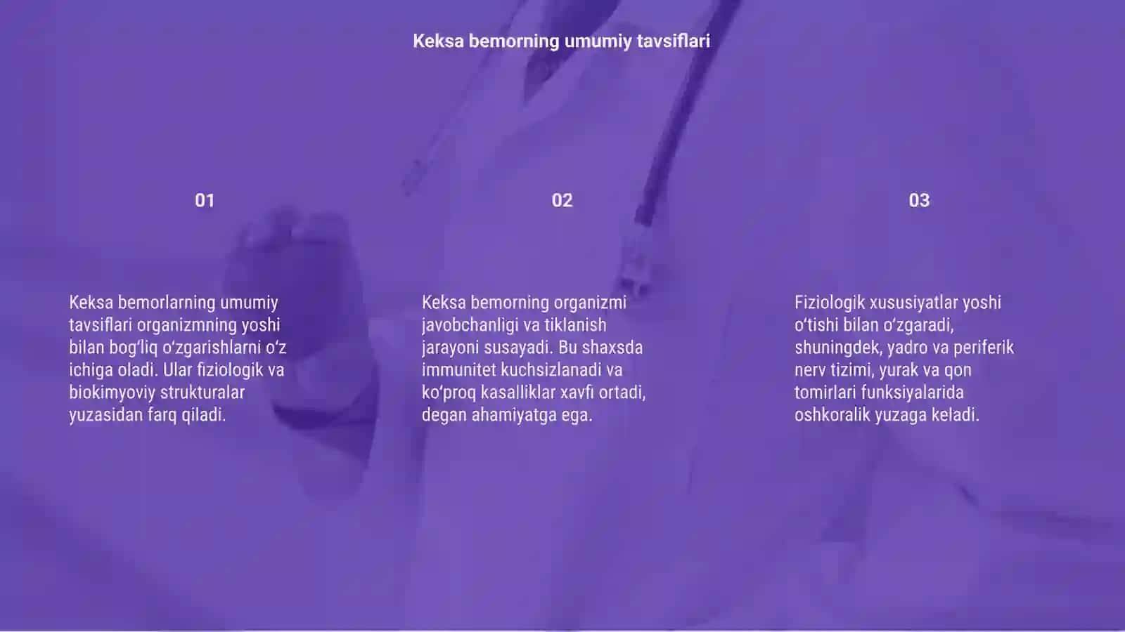 Keksa bemor 3