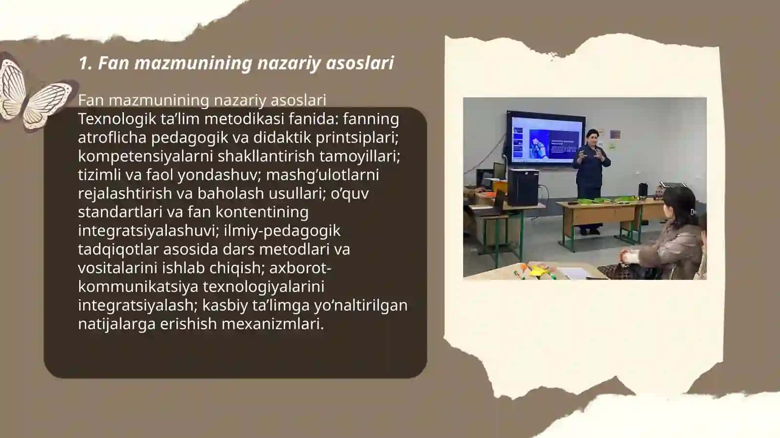 Texnologik ta’lim metodikasi fani mazmuni 3