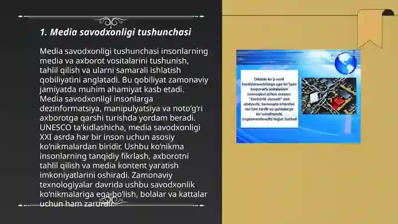 Media va axborot savodxonligi tushunchasi va uning ahamiyati 3