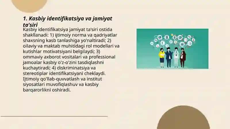 Kasb psixologiyasida shaxs va jamiyat muammosi 3