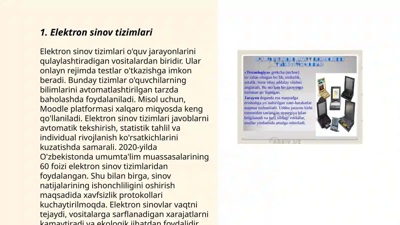 O'qituvchining kompyuter texnologiyalari asosida o'quvchilar bilimini nazorat qilish 3