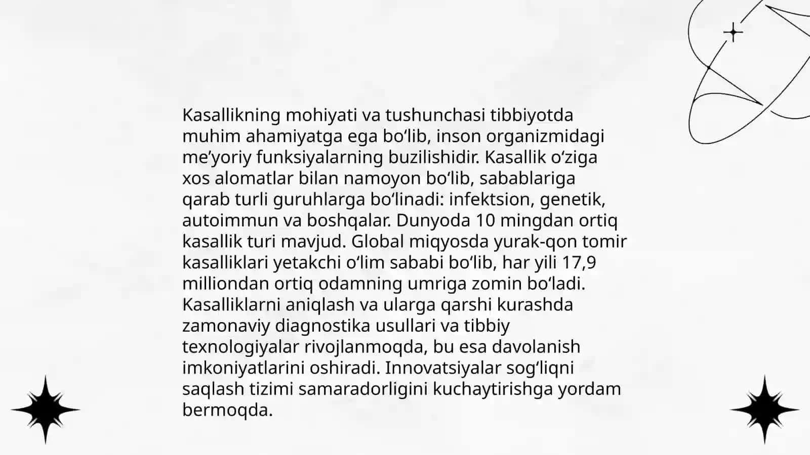 Pathological fiziologiya moduliga kirish.Umumiy nazologiya 3