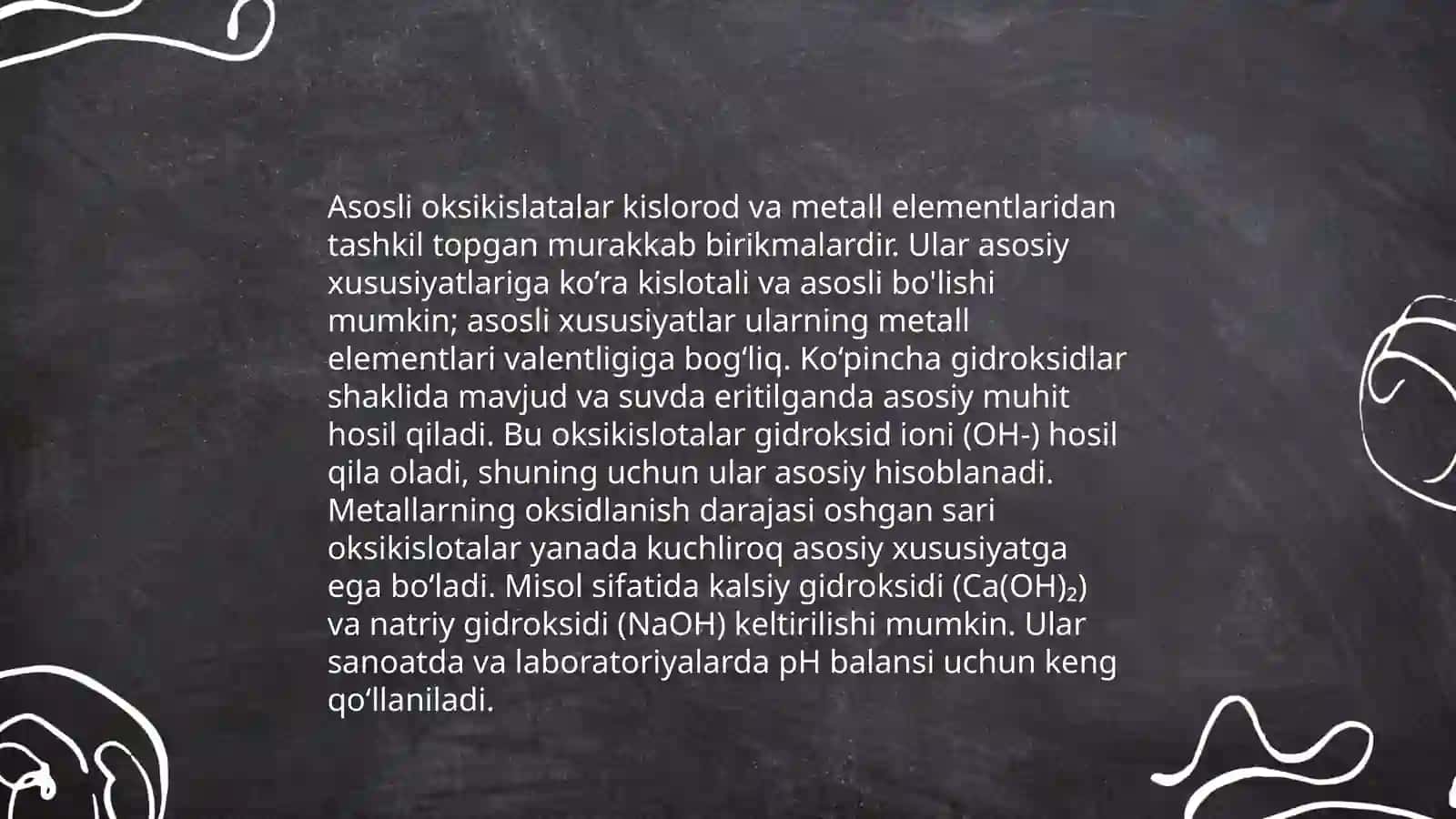 3 asosli oksikislatalarning nomlanishi va gomologik qatori. Geterosiklik birikmalarning oʻsimlik dunyosidagi oʻrni 3