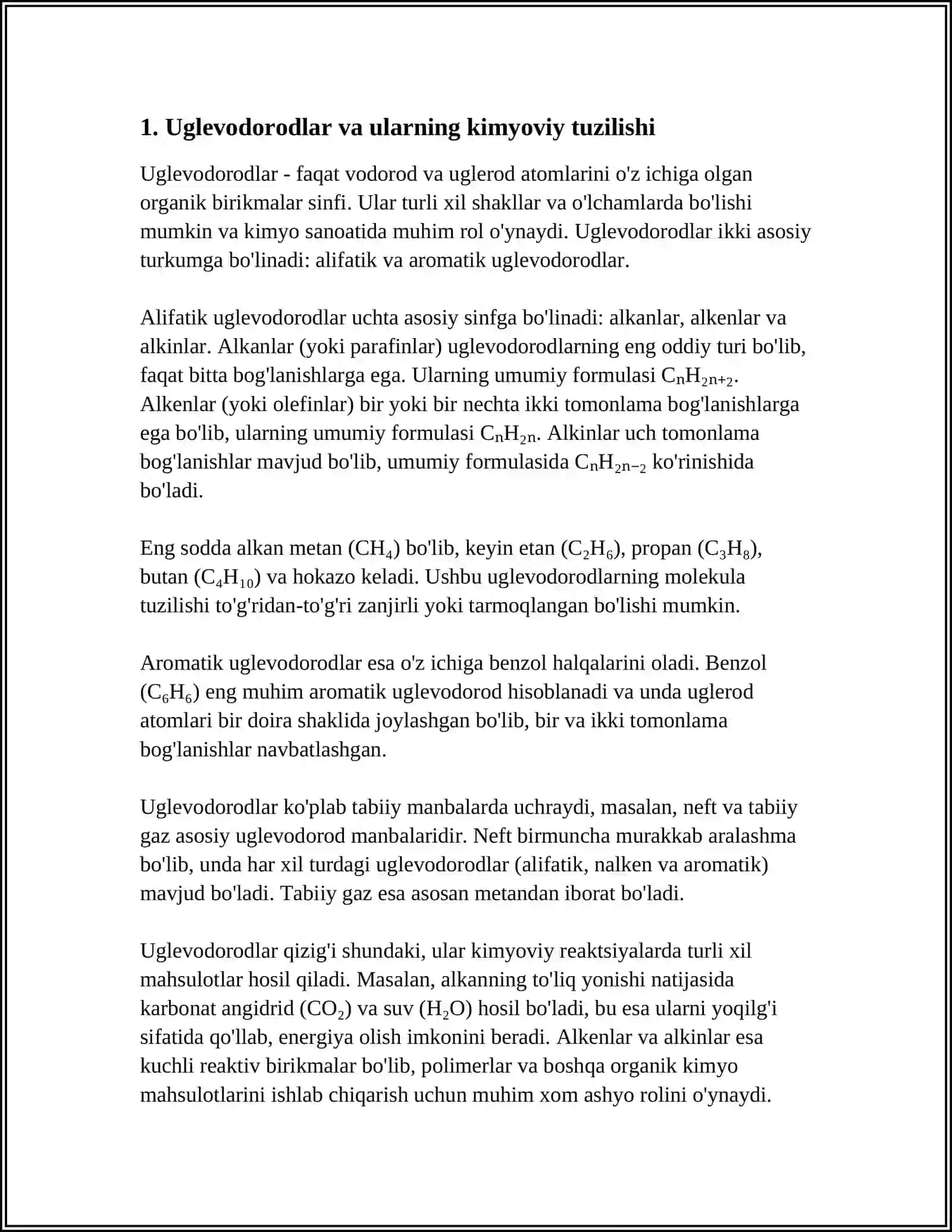 Uglevodorodlar to'plamishi va metabolizmi 3