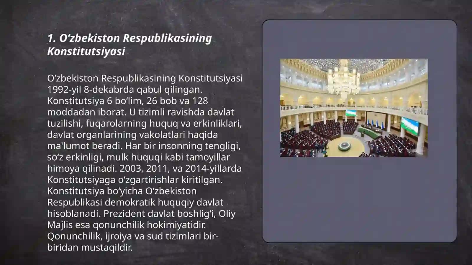 O‘zbekiston Respublikasining Konstitutsiyasi 3