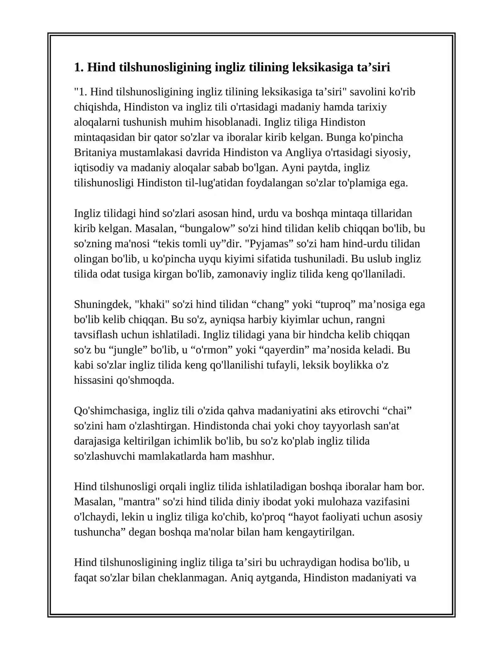 INGLIZ TILINING RIVOJIDA HIND, XITOY, YUNON TILSHUNOSLIGINING AHAMIYATI 3