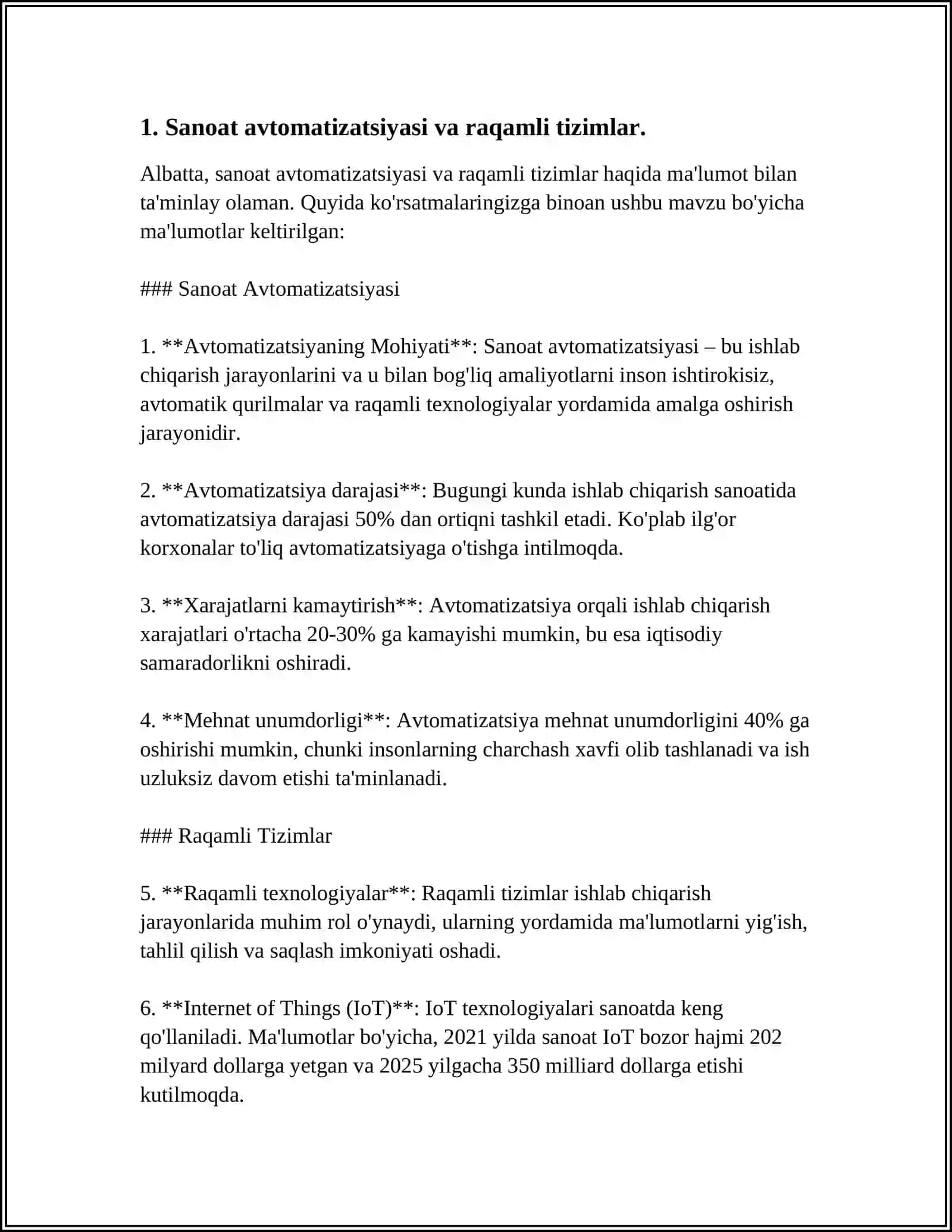 RAQAMLI AVTOMATIK BOSHQARISH TIZIMLARI ELEMENTLARINING TAVSIFI 3