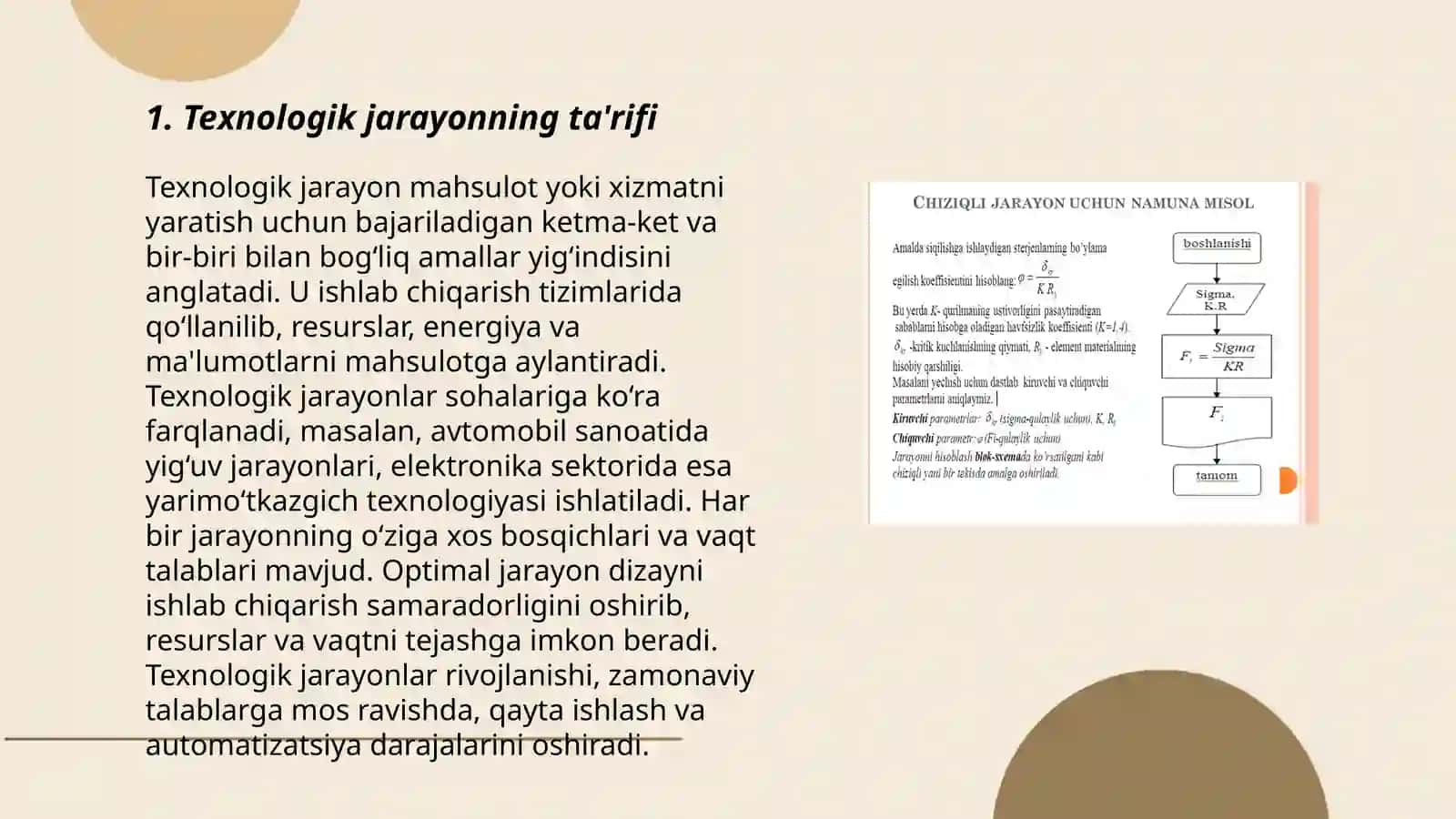 Texnologik jarayon va uning bosqichlari 3
