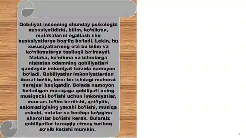 Layoqat va qobilyat 3