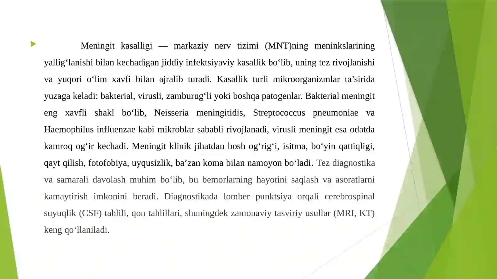 Meningitni mikrobiologik tekshirish usullari 3