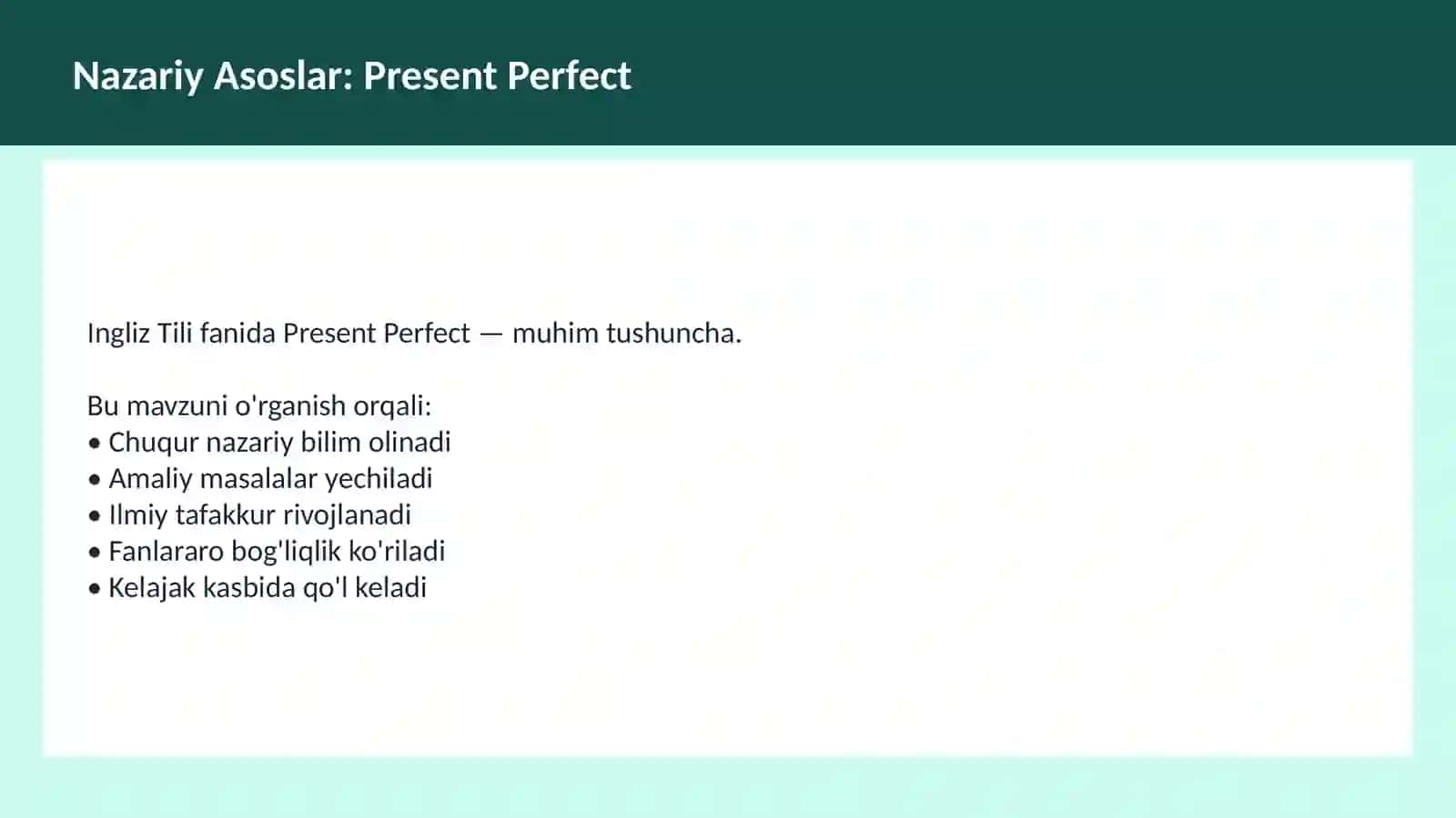 Present Simple 3