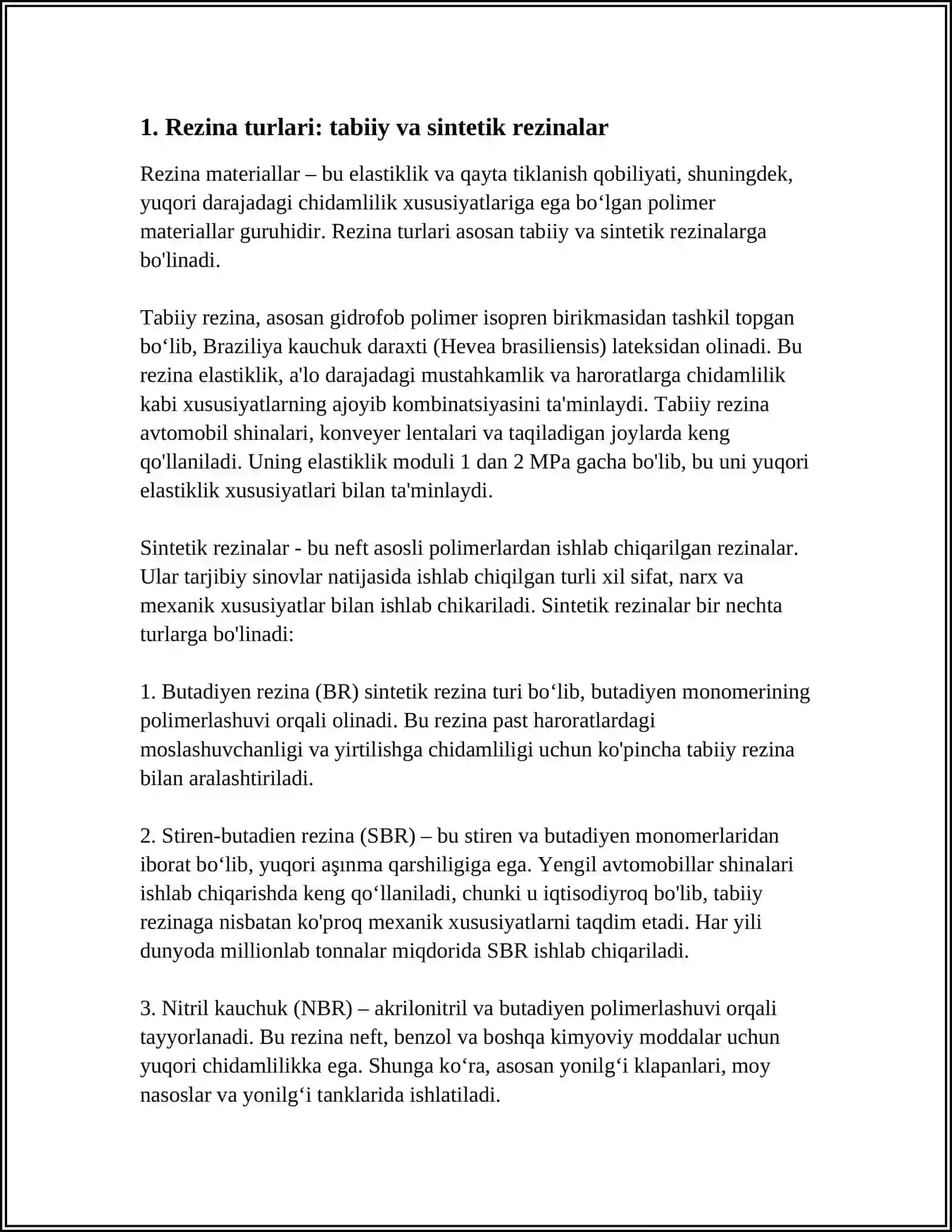 REZINA MATIRYALLAR 3