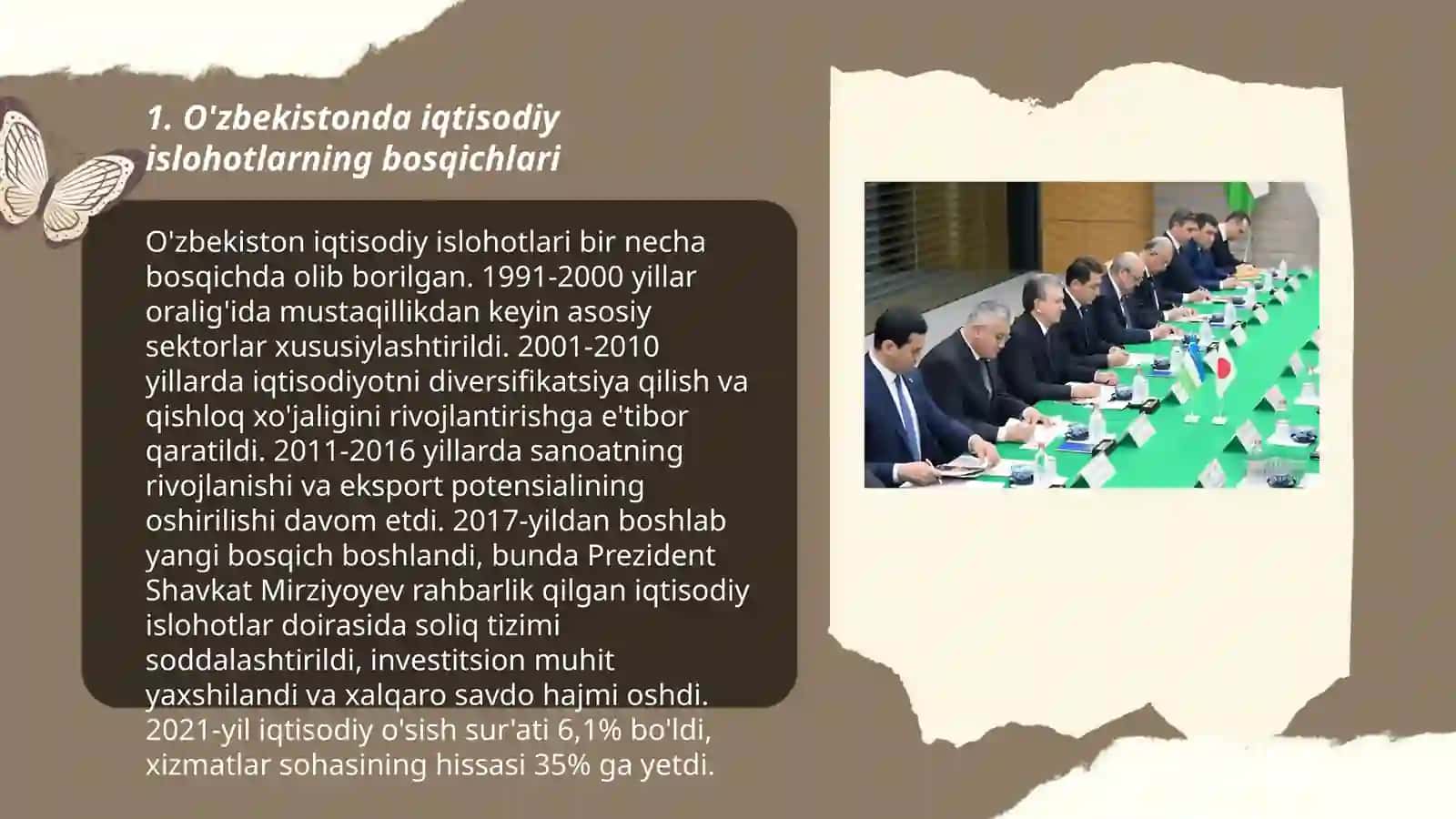 O'zbekistonda iqtisodiy islohotlar, xususiy mulkchilikning shakllanishi 3
