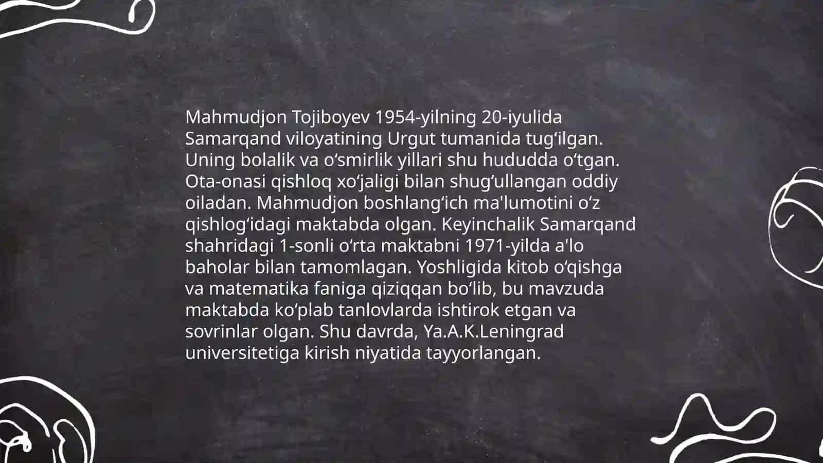 Mahmudjon Tojiboyev hayoti va ijodi 3