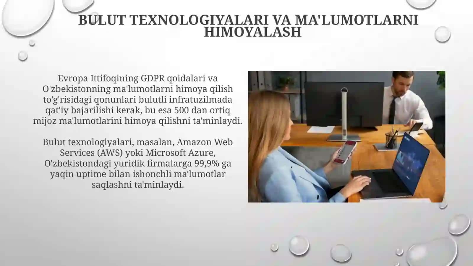 Internet texnologiyalarida yuridik xizmatlarning texnik 3