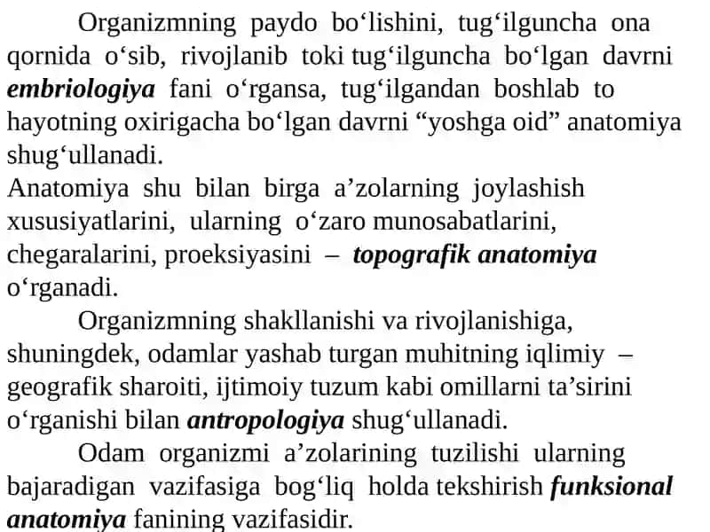 Odam anatomiyasifanining tarixi,o’rganish usullari 3