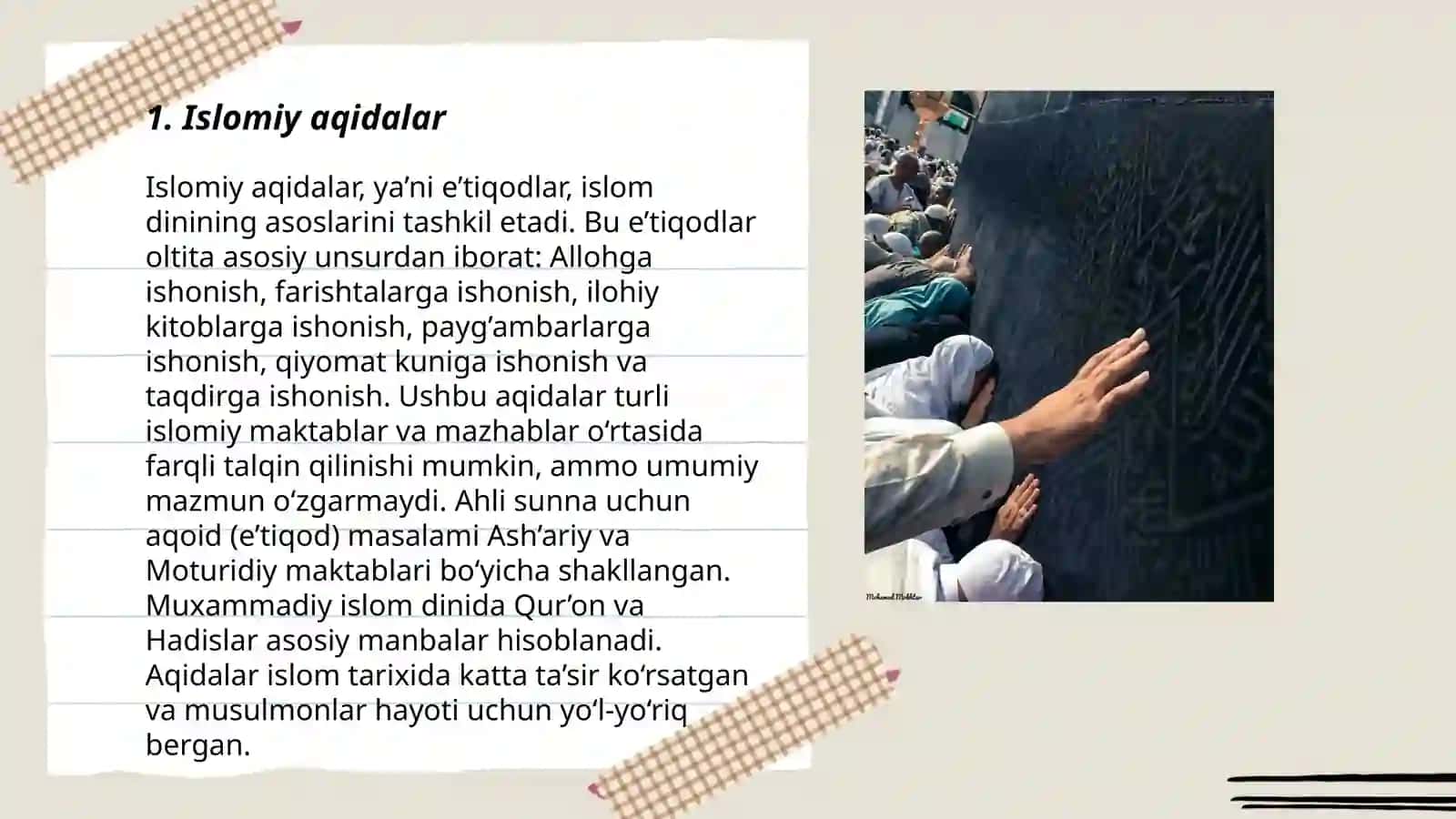Islomiy Aqidalar 3