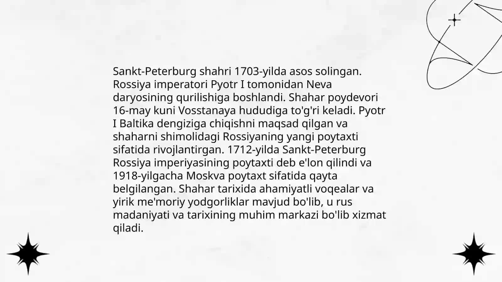 Sank Peterburg shahri tarixi 3