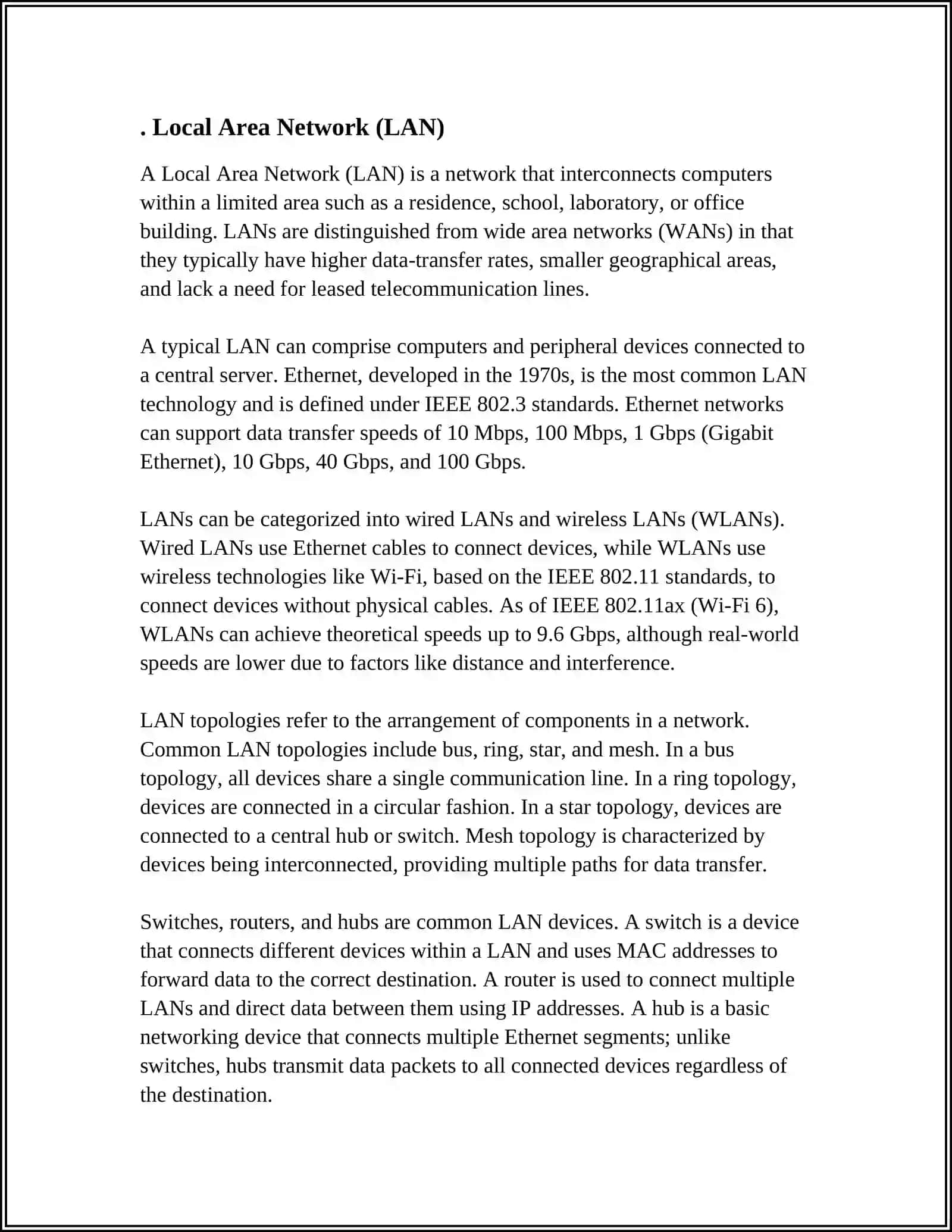 TYPES OF NETWORK 3