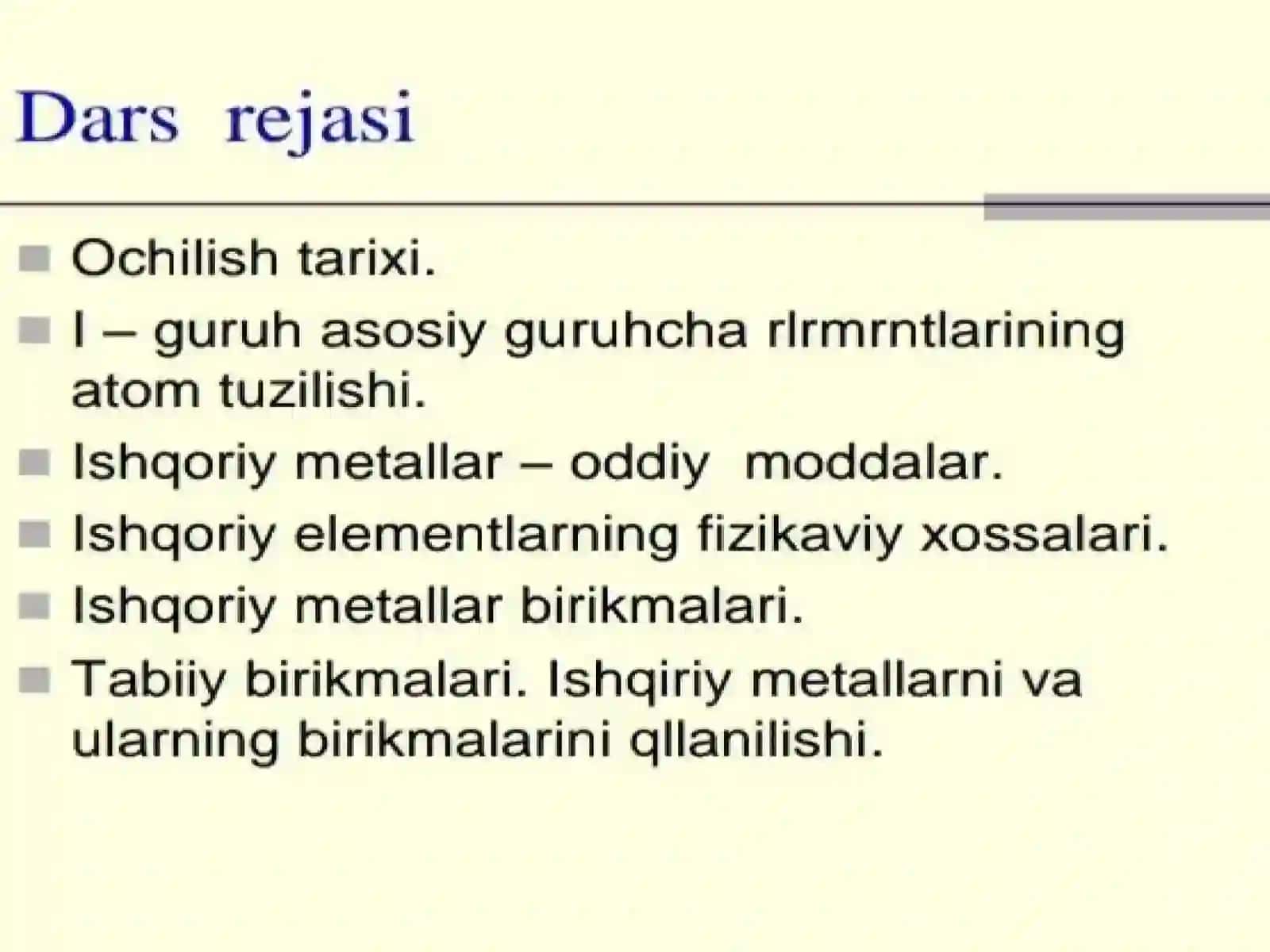 Ishqoriy metallar 3