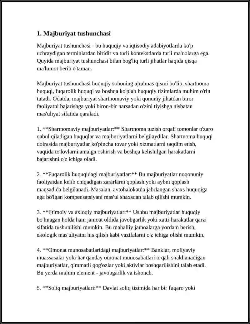 BUXGALTERIYA BALANSIDAGI MAJBURIYATLAR VA ULARNING TURLARI 3