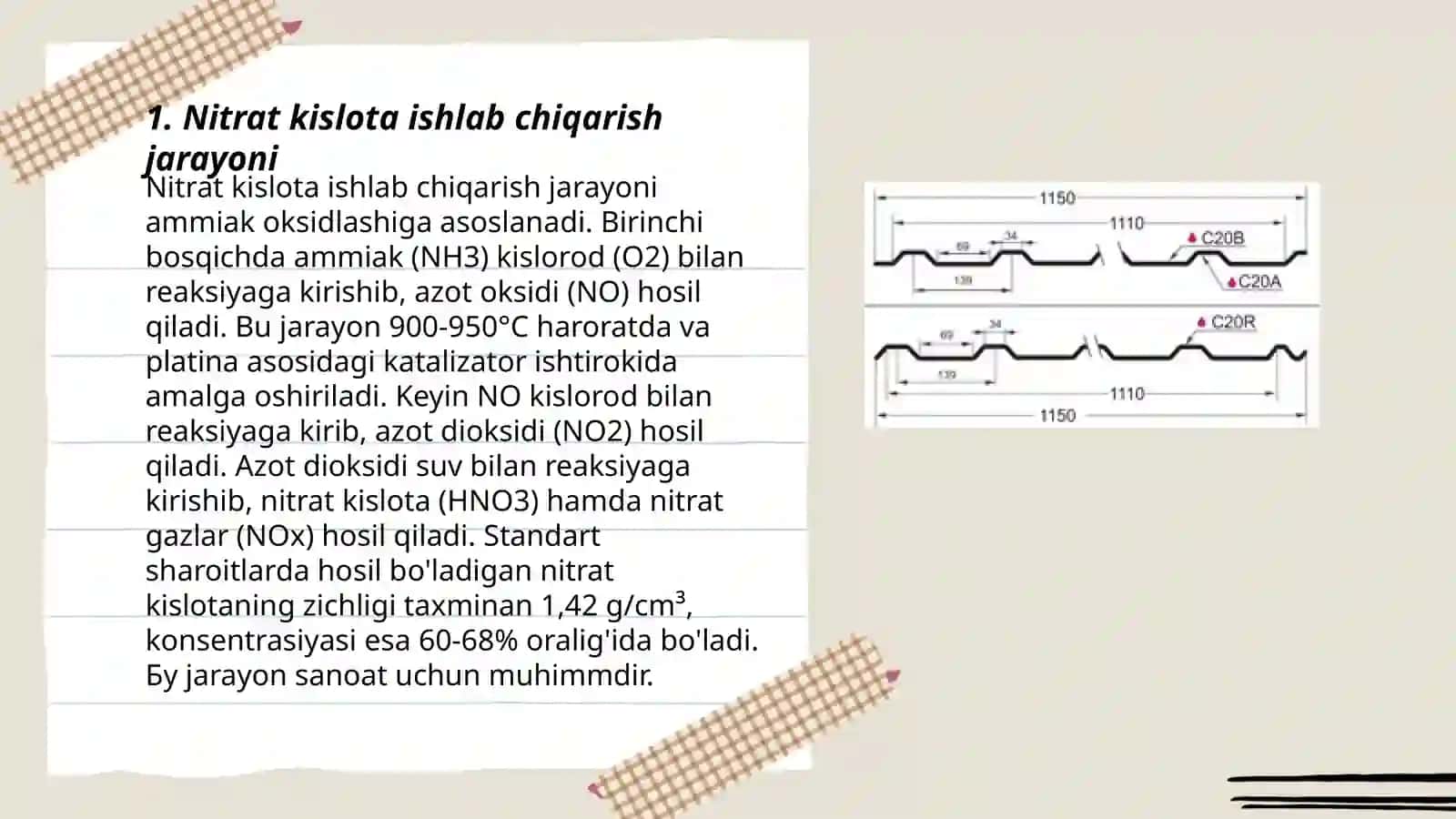 Nitrat kislota ishlab chiqarish jarayoni 3