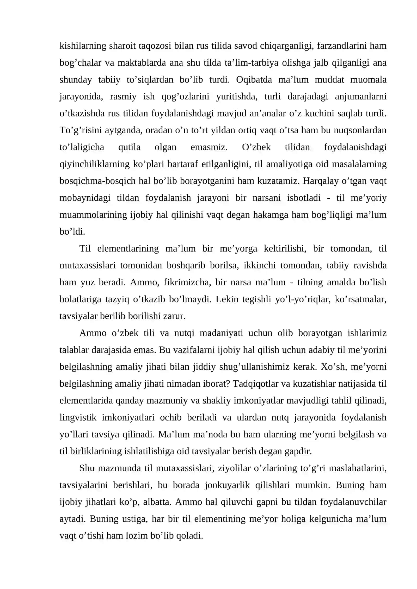 O‘zbek adabiy tili, uning me’yorlari. Nutq uslublari 3