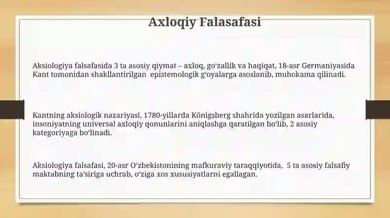 Kant falsafasi 3