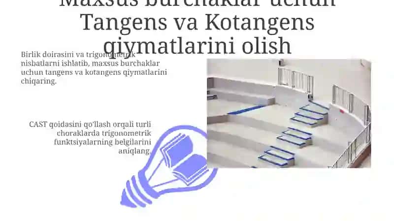 Sinus, Kosinus, Tangens va Kotangensni hisoblash 3
