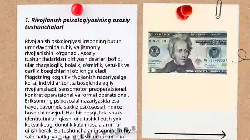 Motivning rivojlanish bosqichlarini toʻliq mavzu 3