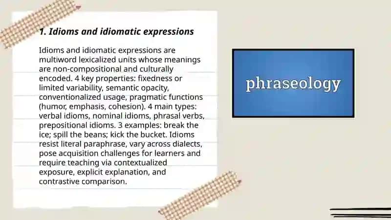 Phraseology 3